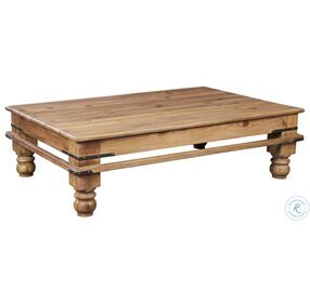 Hargett Antique Brown Reclaimed Pine Cocktail Table