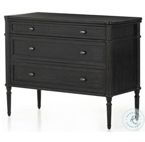 Toulouse Distressed Black Chest