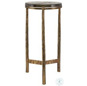 Eternity Antique Brass Accent Table