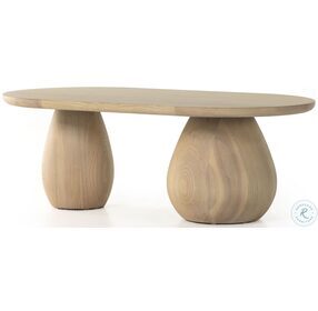 Merla Light Natural Ash Wood Coffee Table
