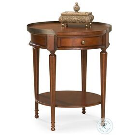 Cherry 22" Accent Table