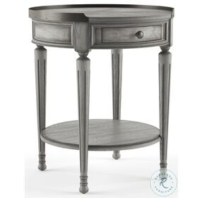 Sampson Powder Grey Accent Table