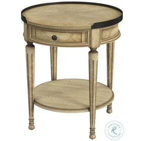 Sampson Antique Beige Side Table