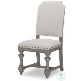 Kingston Tweed Gray And Beige Upholstered Side Chair Set Of 2