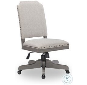 Kingston Tweed Gray And Beige Home Office Desk Chair