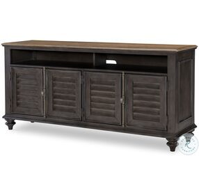 Kingston Sandalwood Brown And Dark Sable 72" Entertainment Console