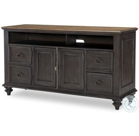 Kingston Sandalwood Brown And Dark Sable 62" Entertainment Console