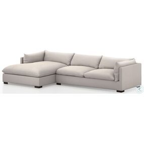 Westwood Bennett Moon 131" 2 Piece Sectional with LAF Chaise