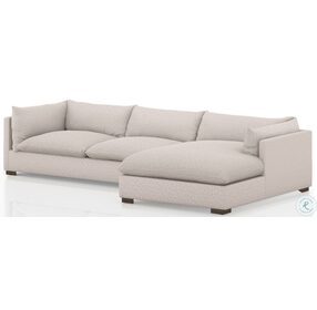 Westwood Bayside Pebble 131" 2 Piece Sectional with RAF Chaise