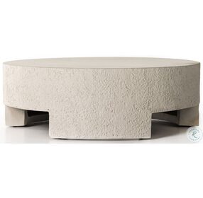 Kember Blanc White Outdoor Coffee Table