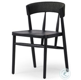 Buxton Black Oak Dining Chair
