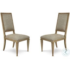 Cityscapes Stone Bleecker Upholstered Back Side Chair Set of 2