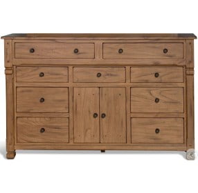 Sedona Rustic Oak Dresser