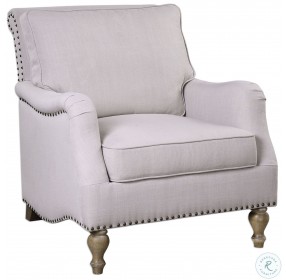 Armstead Antique White Accent Chair
