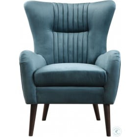 Dax Teal Blue Accent Chair