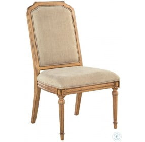 Wellington Hall Linen Upholstered Side Chair Set of 2