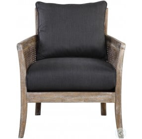 Encore Lush Dark Gray Arm Chair