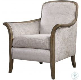 Brittoney Taupe and Stone Accent Chair
