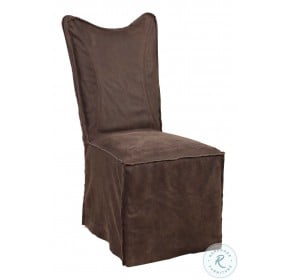 Delroy Distressed Chocolate Dining Chair Set of 2