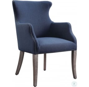 Yareena Denim Blue Accent Chair
