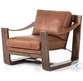 Cesar Heirloom Sienna Leather Chair