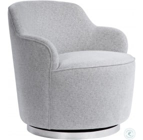 Hobart neutral Stone Swivel Chair