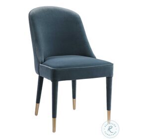 Brie Teal Blue Dining Chair Set of 2