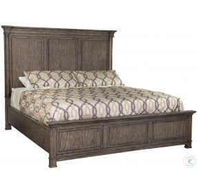 Lincoln Park Gray King Panel Bed