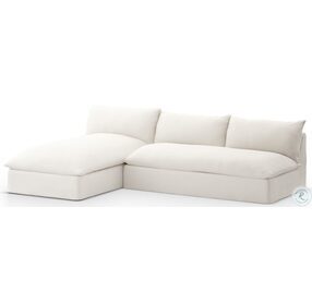 Grant Faye Cream Outdoor 2 Piece Sectional