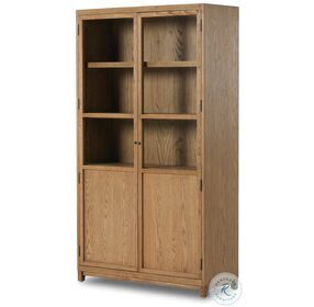 Irondale Drifted Oak Solid Cabinet