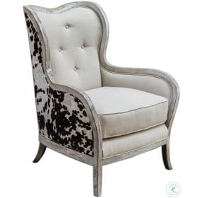 Chalina Neutral Linen Arm Chair