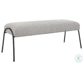 Jacobsen Casual Ivory and Warm Gray Bench