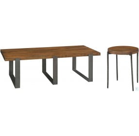 Bedford Park Brown and Gray Rectangular Occasional Table Set