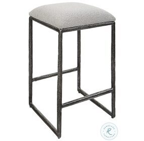 Brisbane Casual Ivory and Warm Gray Counter Height Stool