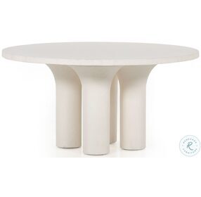 Parra Plaster Molded Round Dining Table