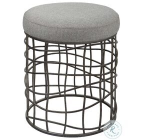 Carnival Gray Accent Stool