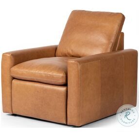 Tillery Sonoma Butterscotch Leather Power Reclining Chair