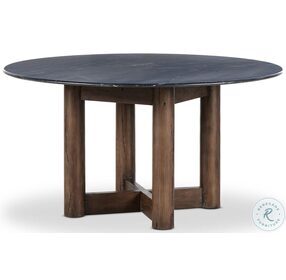 Rohan Black Marble Dining Table
