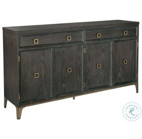 Edgewater Brown And Antique Brass Buffet