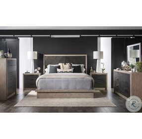 Halifax Flax And Java Panel Bedroom Set