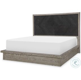Halifax Flax And Java Queen Panel Bed