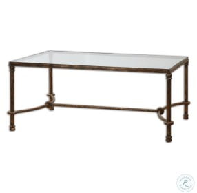 Warring Rustic Bronze Cocktail Table
