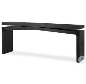 Matthes Aged Black 94" Console Table