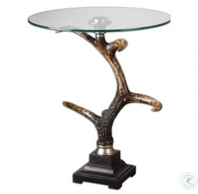 Stag Horn Accent Table