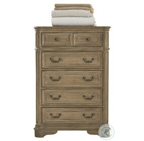 Magnolia Manor Weathered Bisque 5 Drawer Chest