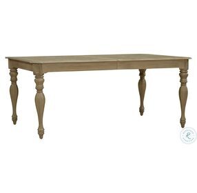 Magnolia Manor Weathered Bisque Rectangular Extendable Dining Table