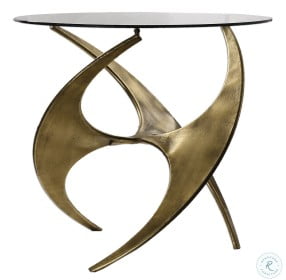 Graciano Antique Gold Accent Table