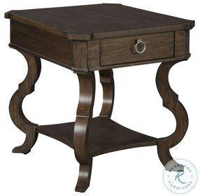 Special Reserve Soft Tawny Brown 1 Drawer End Table