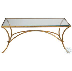 Alayna Antique Gold Leaf Cocktail Table