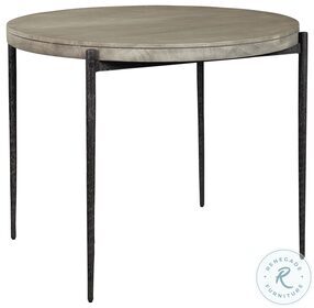 Bedford Park Gray And Forged Iron Pub Table